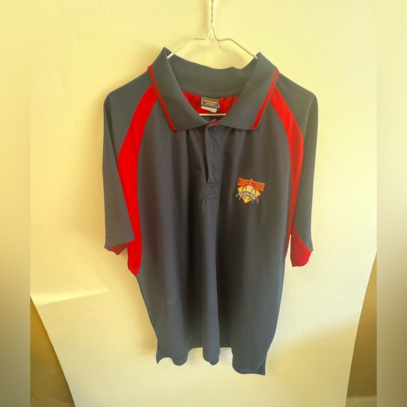 COOPERSTOWN DREAMS PARK BASEBALL AUTHENTIC GOLF POLO SHIRT. SIZE LARGE - Picture 1 of 14